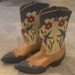 Montana vintage swallow western cowboy boots